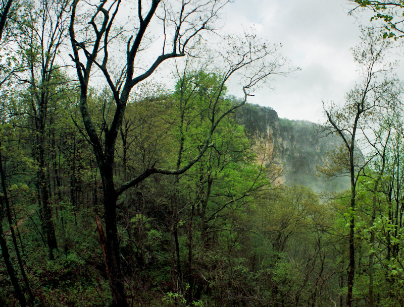 White Rocks with Ridge Trail in lower left